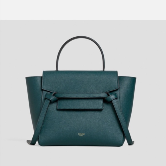 Celine Handbags - 🔥 NWT. **Authentic** Celine Micro Belt Bag in Amazone Grained Calfskin